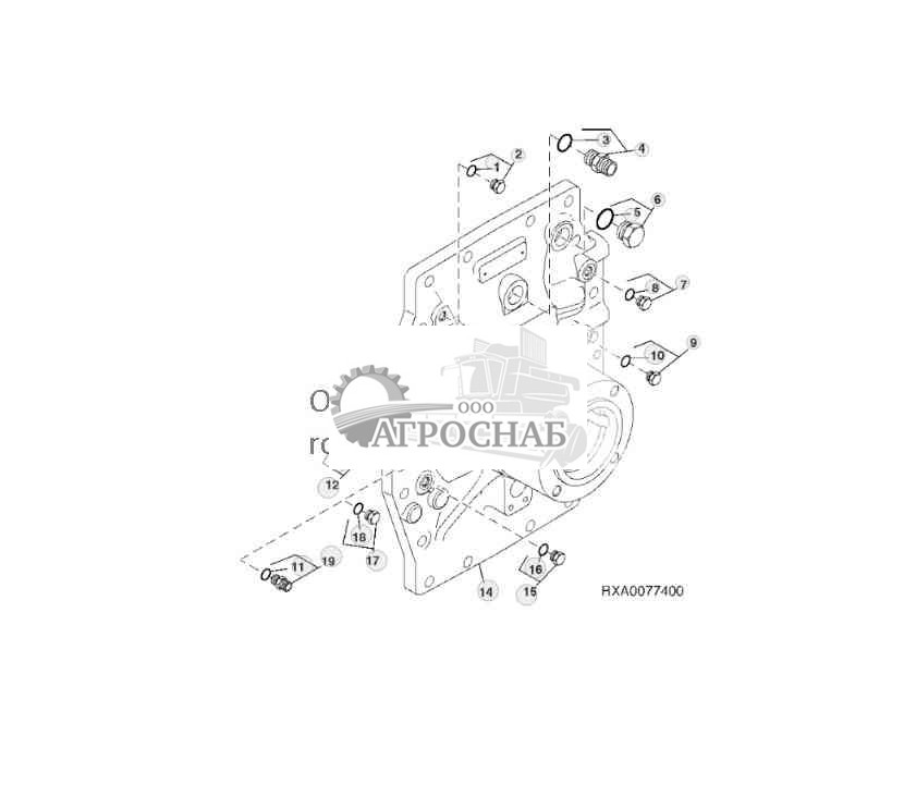 DIFFERENTIAL CASE COVER (REAR) (PST) 